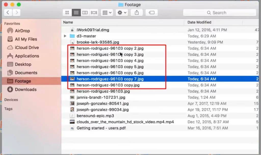 4 Duplikat File - Cara Menggunakan Finder di Macintosh