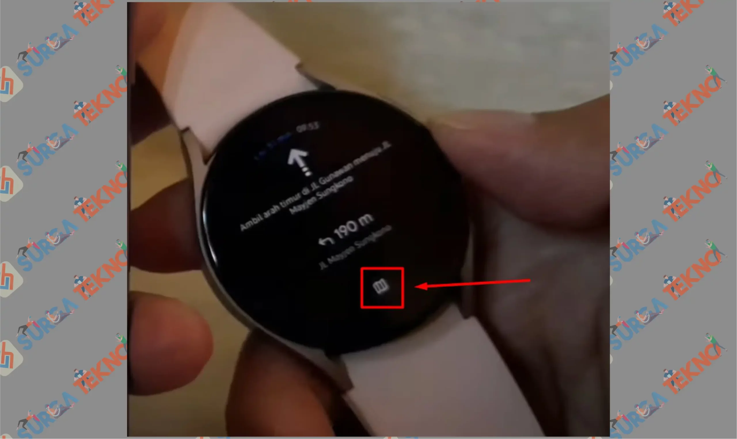 5 Klik Icon Maps - Cara Menggunakan Google Maps di Samsung Galaxy Watch