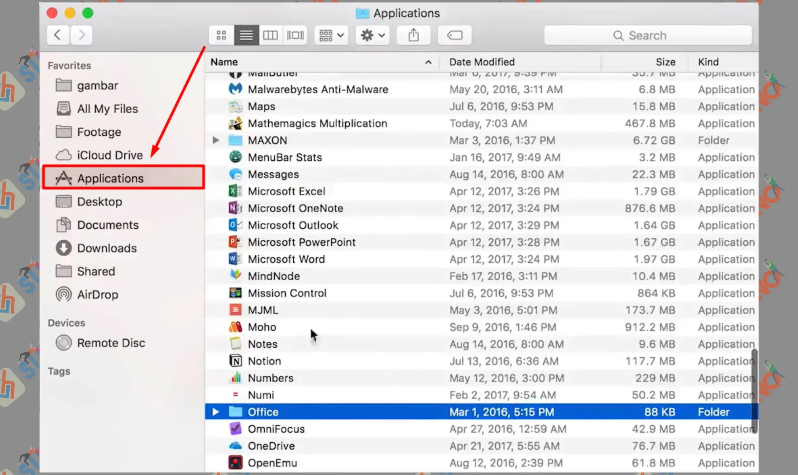 8 Klik Application - Cara Install dan Uninstall Apps di Macintosh