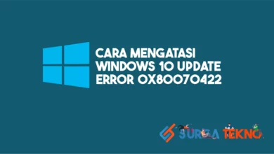 Cara Mengatasi Windows 10 Update Error Code 0x80070422