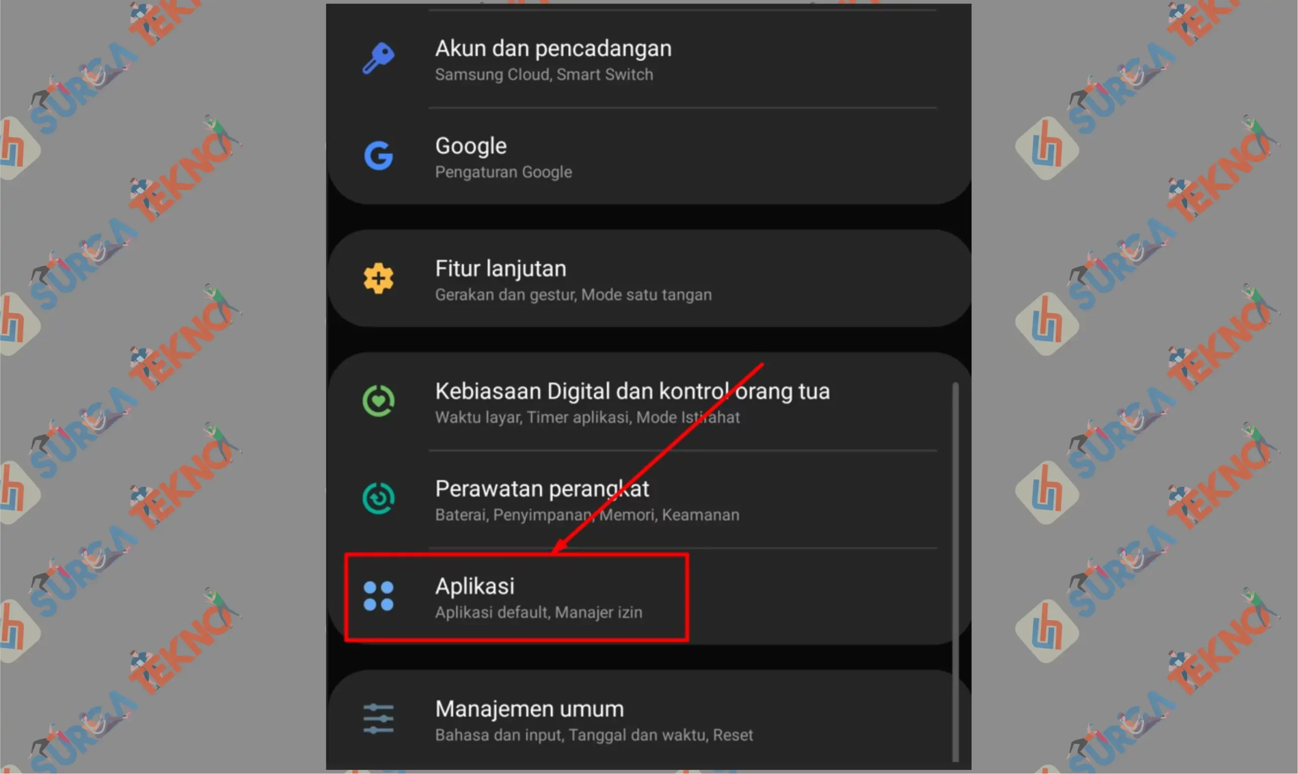 1 Pilih Menu Aplikasi - Cara Install File APK dari Luar Playstore di HP Android