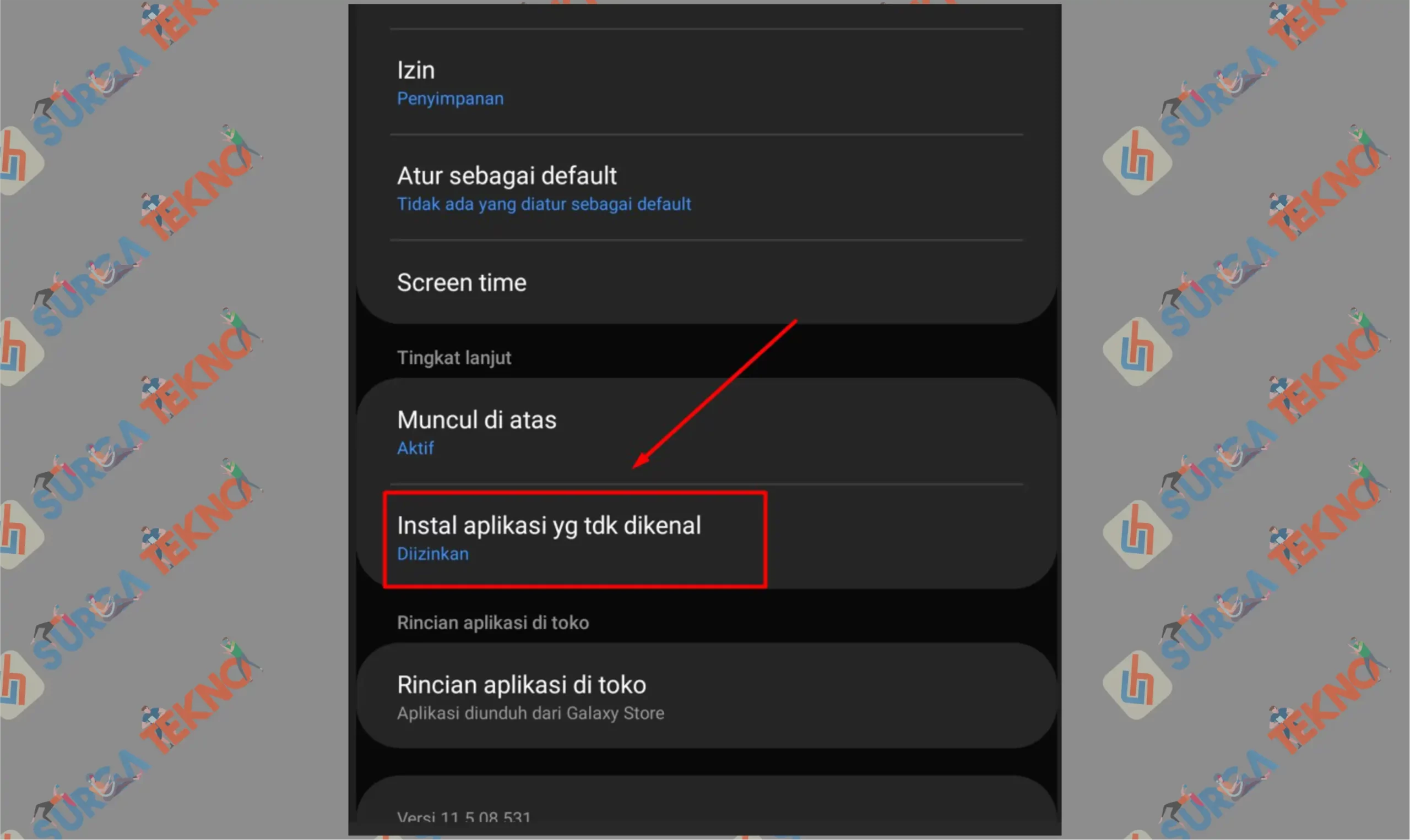 3 Isntall Aplikasi Tidak Dikenal - Cara Install File APK dari Luar Playstore di HP Android