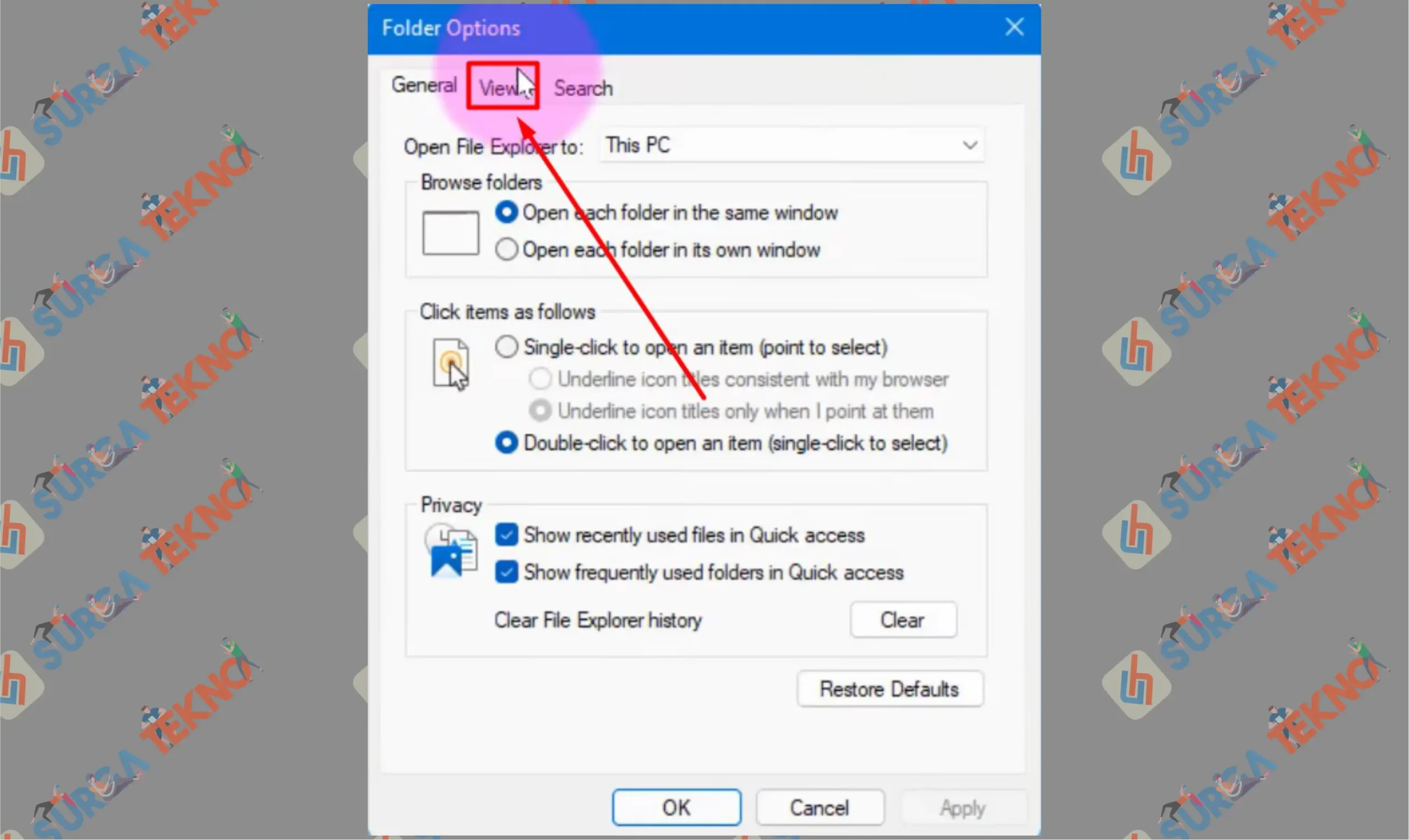 8 Pencet Tab View - Cara Mengatasi Foto dan Video Tidak Tampil di Windows 11