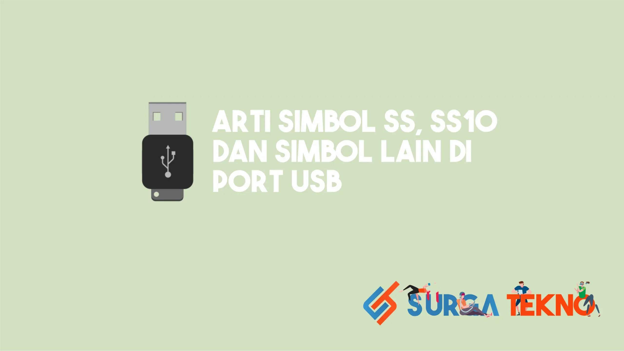 Arti Simbol SS, SS 10 dan Simbol Lain di Port USB