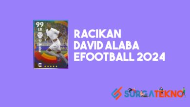 Racikan David Alaba Spanish League Selection eFootball 2024