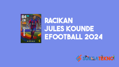 Racikan Jules Kounde Spanish League Selection eFootball 2024
