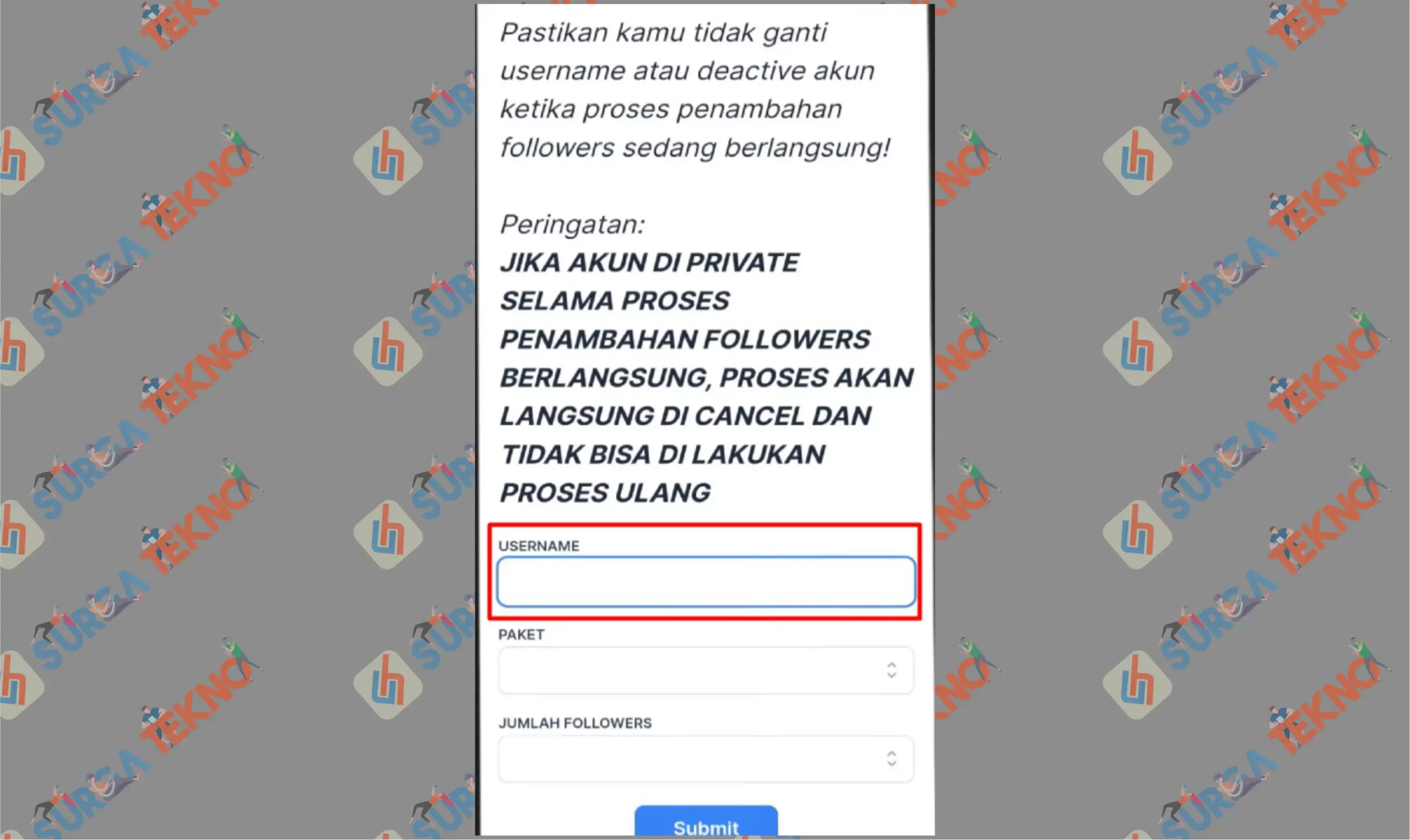 14 Masukkan Username - Ncse.info Instagram untuk Tambahkan Follower Instagram Gratis