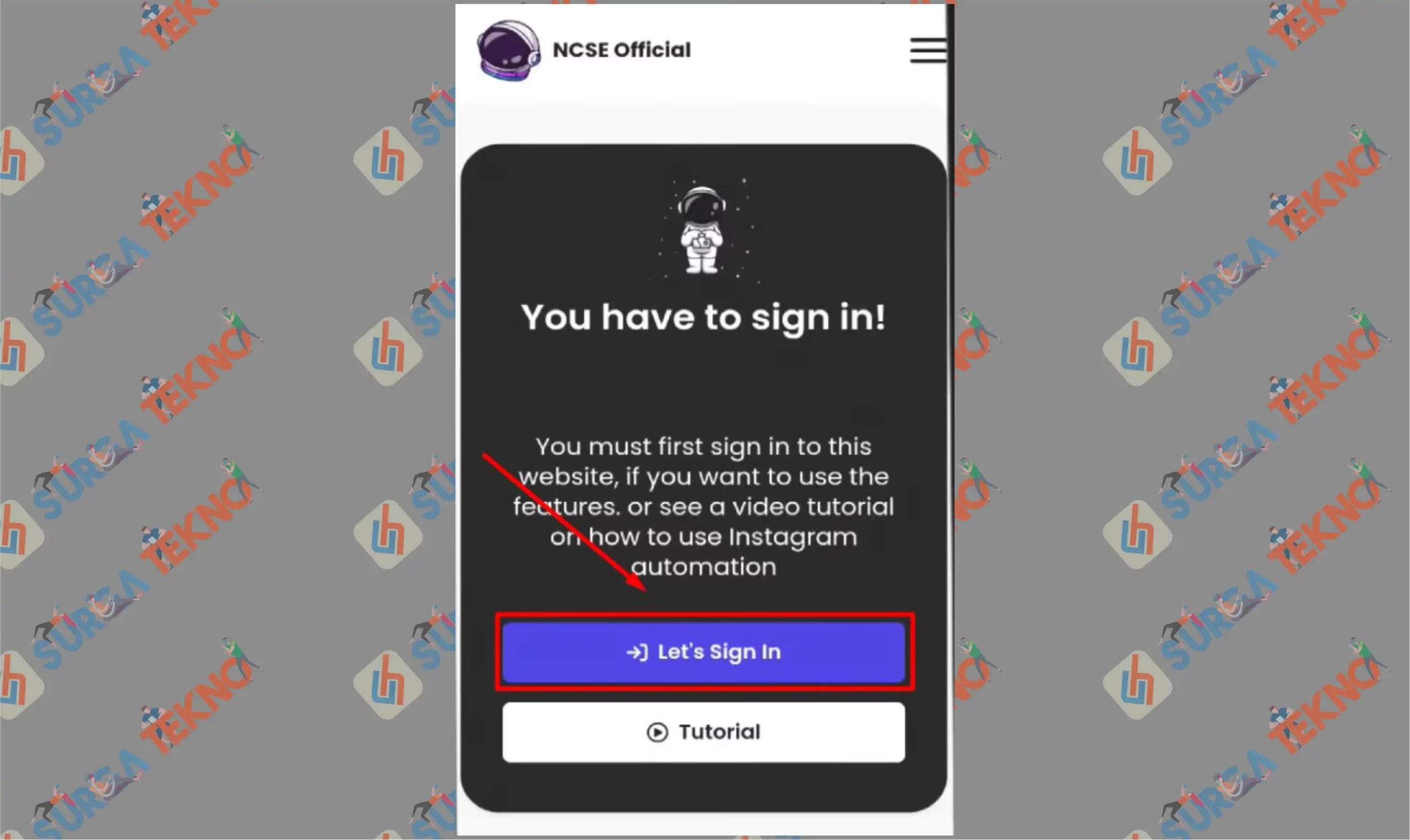 2 Lets Sign in - Ncse.info Instagram untuk Tambahkan Follower Instagram Gratis