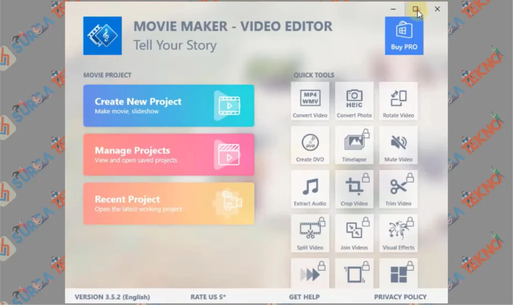 2 Movie Maker - Rekomendasi Aplikasi Kompres Video di PC