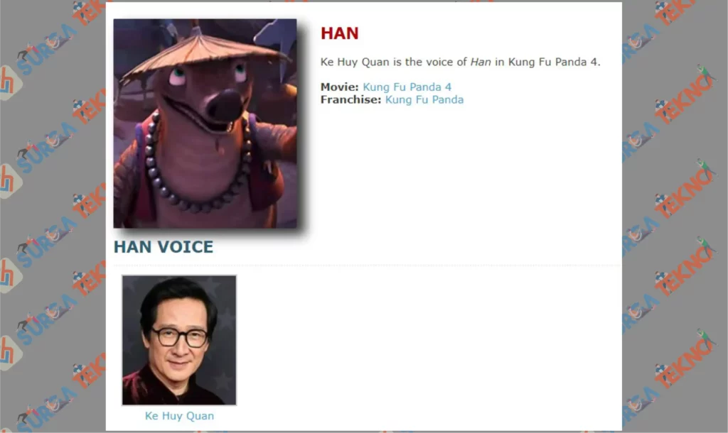 8 Karakter Han - Karakter Kungfu Panda 4 Lengkap Beserta Pengisi Suara