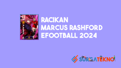 Racikan Marcus Rashford Blue Lock eFootball 2024