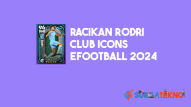 Racikan Rodri Club Icons eFootball 2024