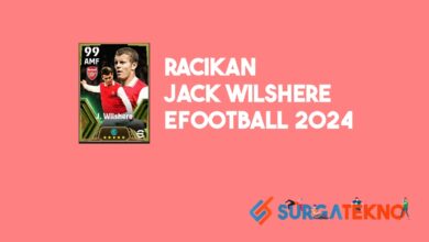 Racikan Jack Wilshere Epic Arsenal FC eFootball 2024